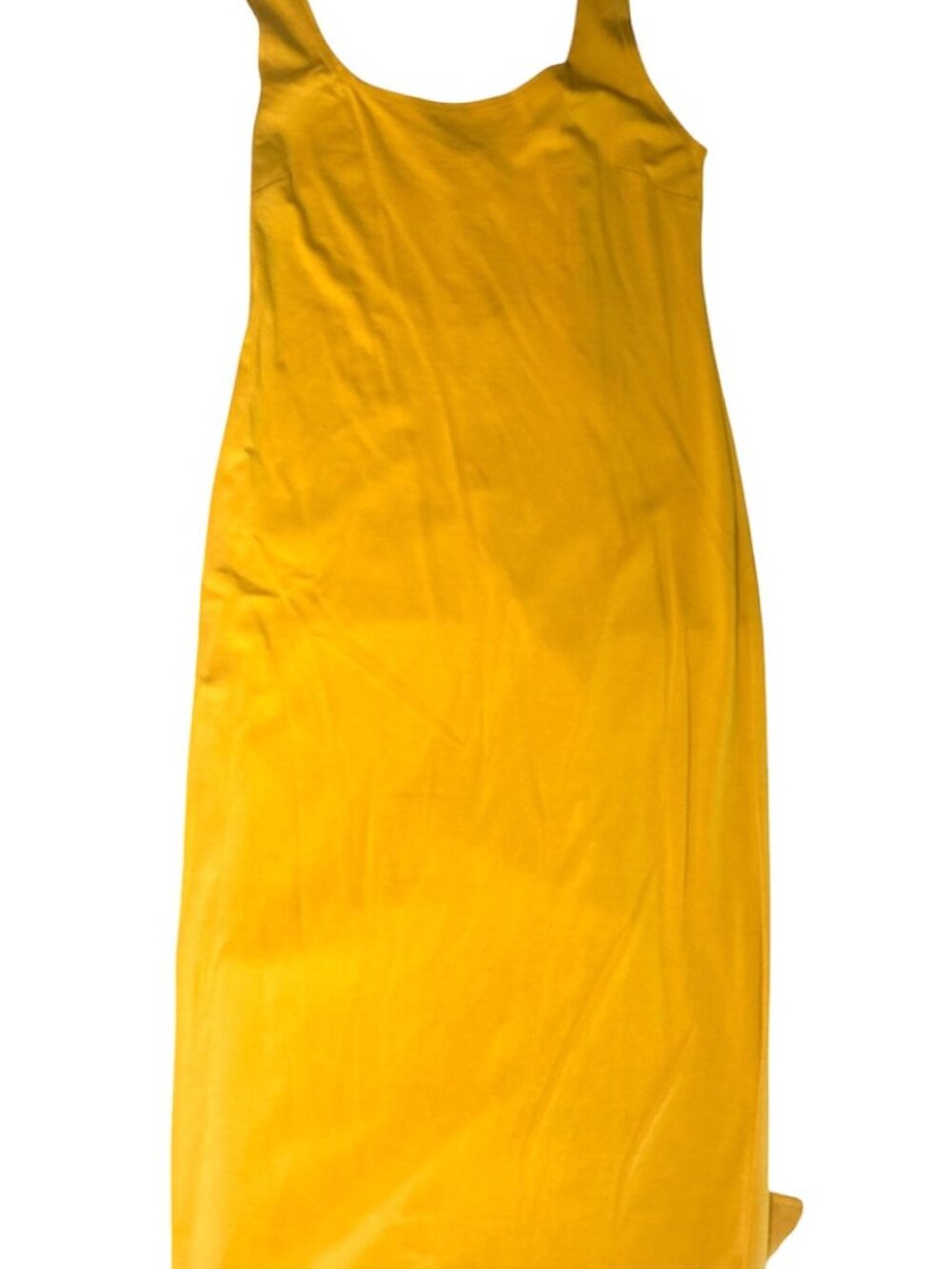 Popular Basics Bodycon Pencil Dress Yellow gold size Large